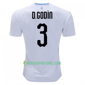 Koszulka Urugwaj D.Godin 3 Mistrzostwa Świata 2018 Wyjazdowe Stroje Piłkarskie